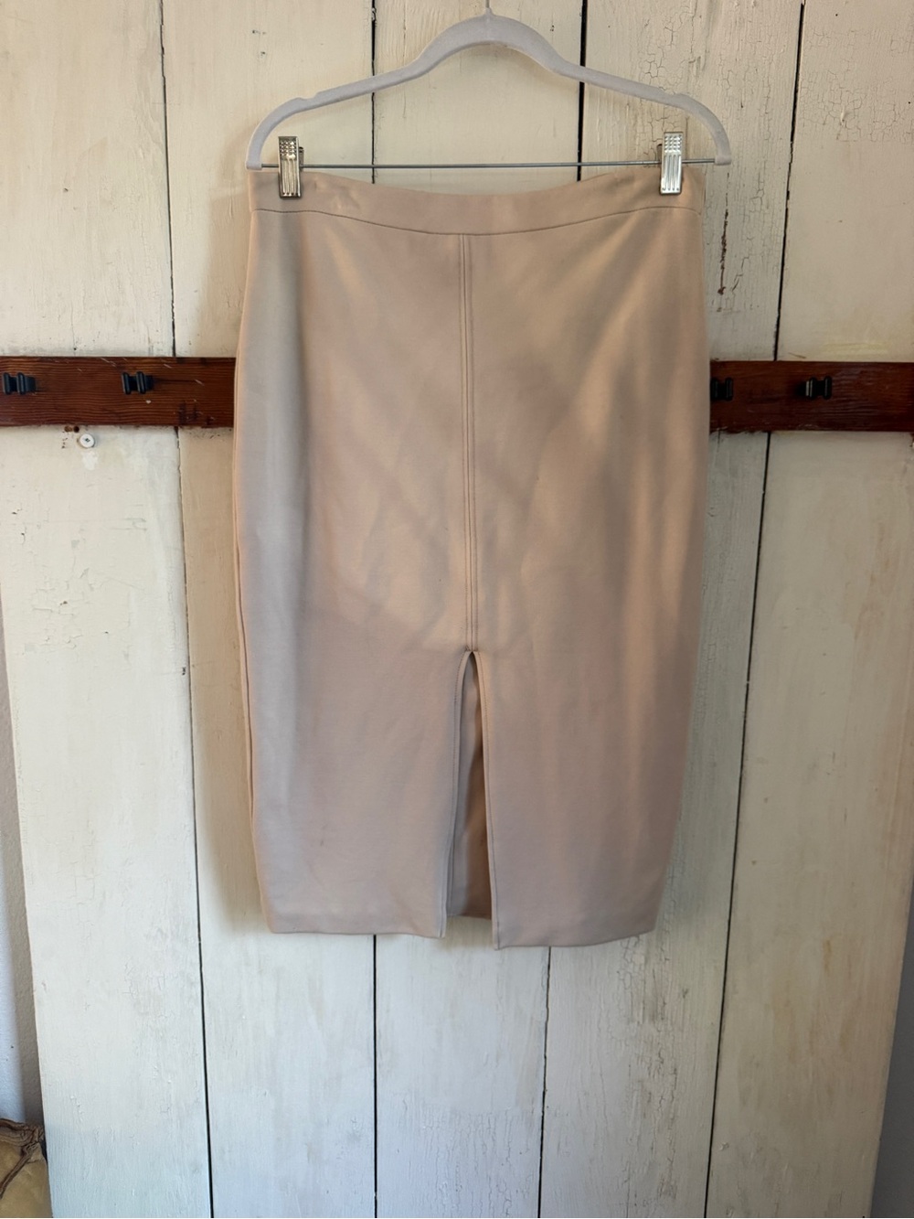 Bardot Pencil Skirt with Front Slit